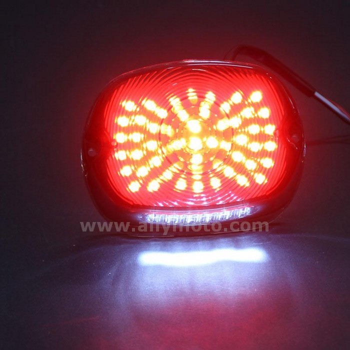 6 Tail Light Integrated Rear Brake License Plate Lamp Harley Softail Sportster Road King Fat Boy@3